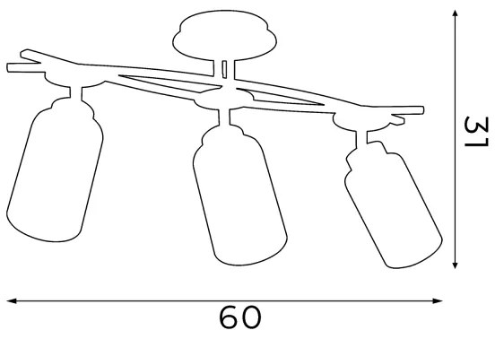 Plastydip TOKIO 3xE27/60W/230V
