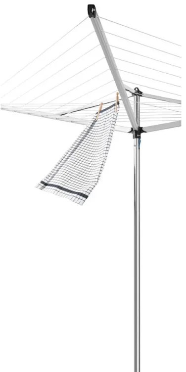 Uscator de rufe pentru exterior Brabantia Essential 1003460, 30 m, Baza pentru beton, Husa, Rezistent la coroziune, Inox