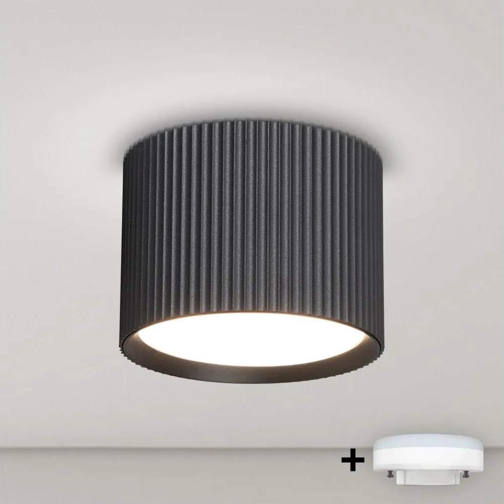 BRILAGI - Spot LED RGB reglabil STRIPY 1xGX53/14W/230V 60x82 mm Wi-Fi Tuya negru