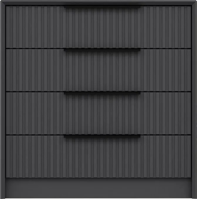 Dulap, Hanah Home, Kale Luxe, 72x77x45 cm, Antracit