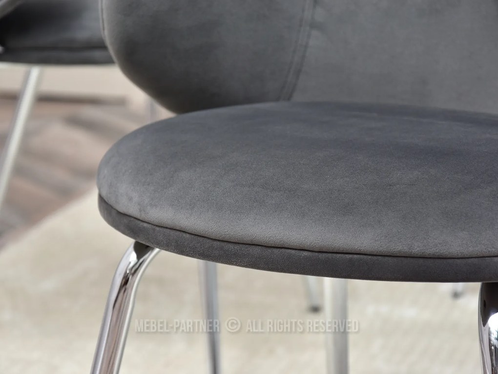Scaun Carmen (grafit + negru). 1110991