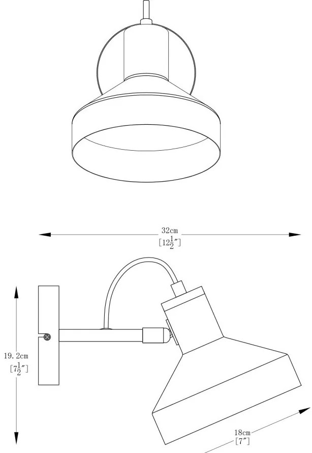 Aplica de perete metal design modern SIGMA