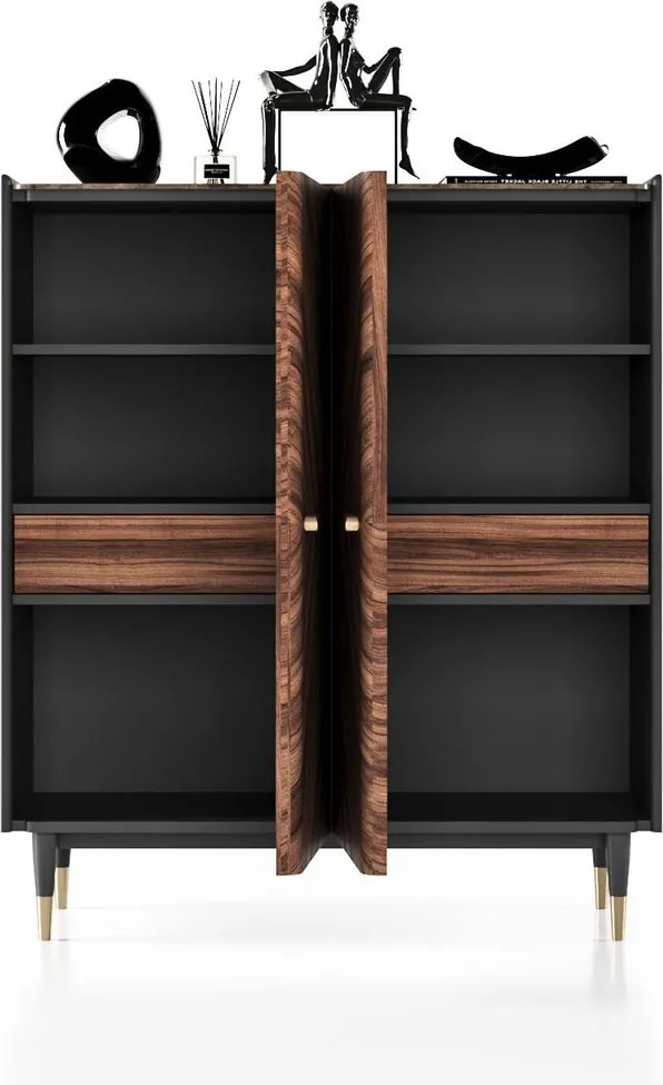 Bufet lemn masiv Auristelle 2 Uși, 120 × 54 × 140 cm