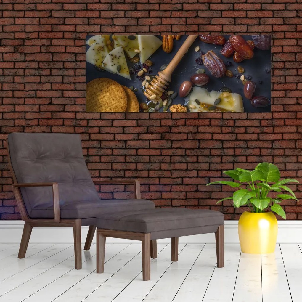 Tablou cu cu fructe uscate (120x50 cm)