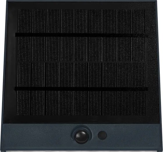 OSRAM - Aplica LED solară ENDURA STYLE, 10,2 W / 4,2 V, 2000 mAh, IP54, antracit