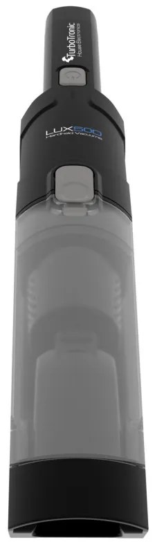 Aspirator portabil TurboTronic TT-LUX500, Li-Ion 2600 mAh, 90W, 12kPA, 150ml, Autonomie pana la 12 min, HEPA, 2 viteze, Negru