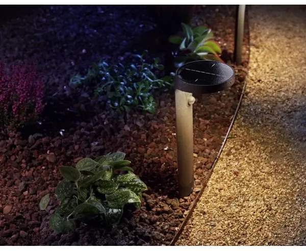 Philips - Lampă solară LED TYLA cu senzor, 1,2W, 4V, 3000K, IP44