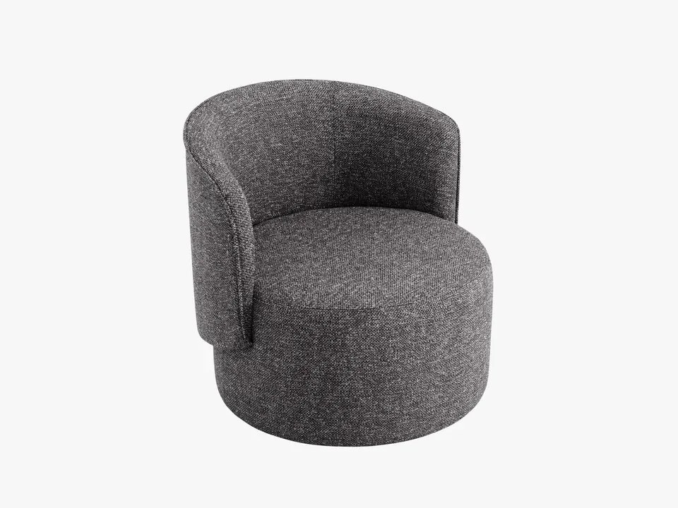 Fotoliu Golda boucle L74 cm