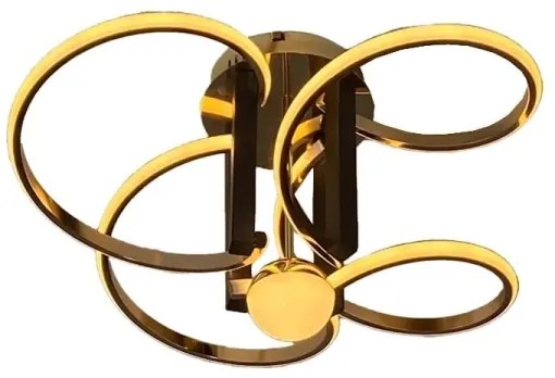 Lustră LED dimabilă aplicată LED/80W/230V 3000-6500K + telecomandă