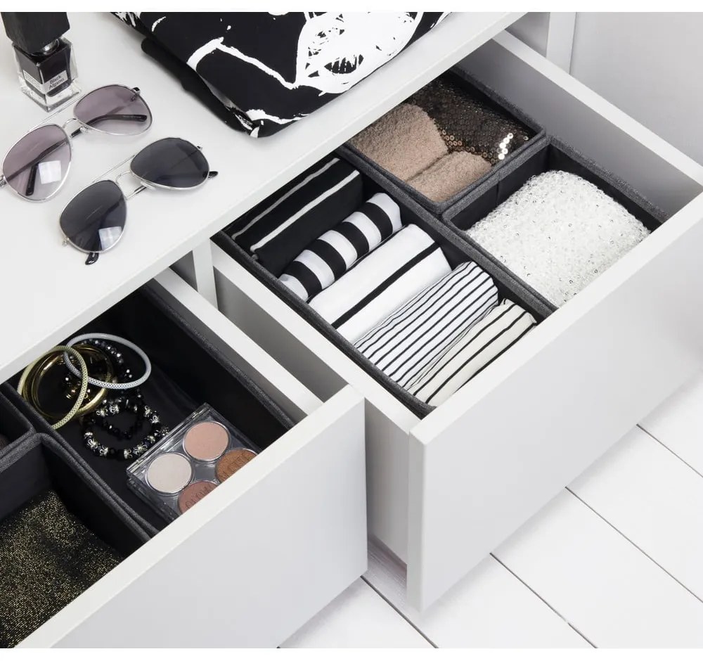 Set 3 organizatoare Bigso Box of Sweden Drawer, gri