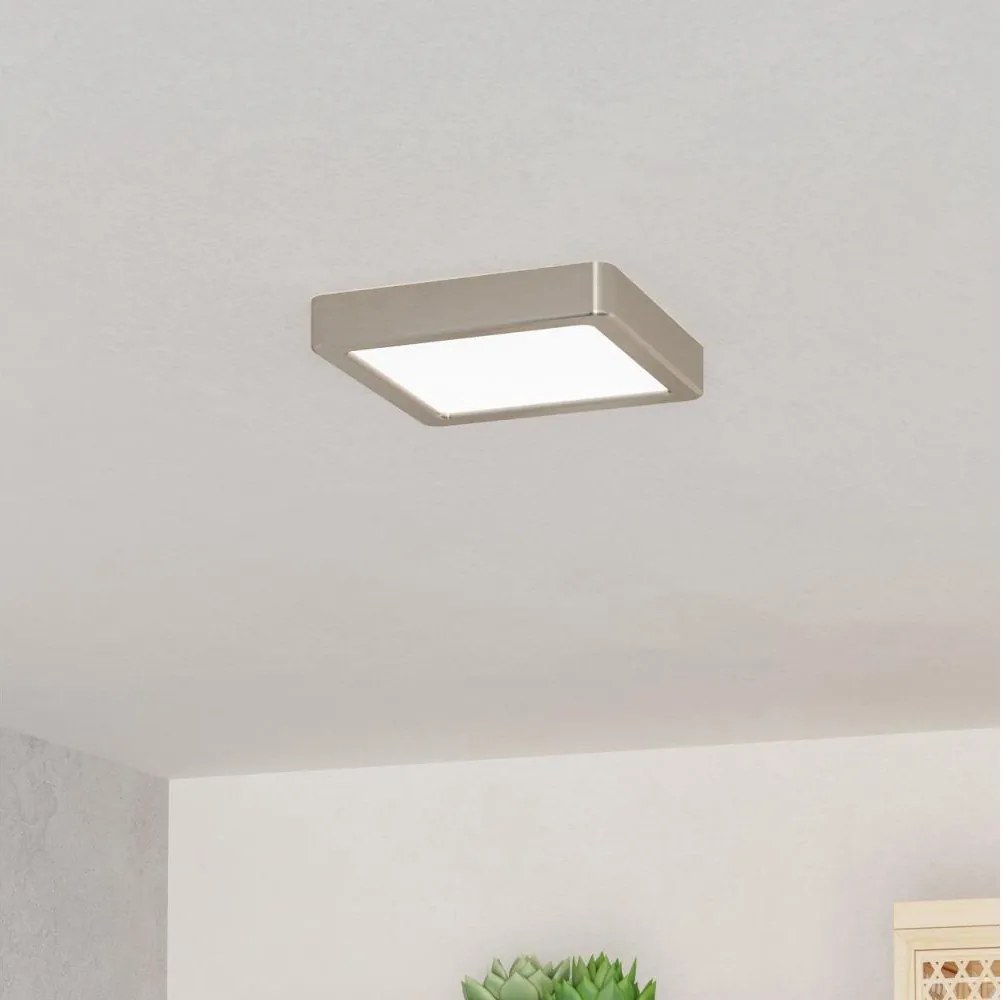Eglo 901319 - Plafonieră LED FUEVA LED/7W/230V 2700/4000/6500K 15x15 cm crom