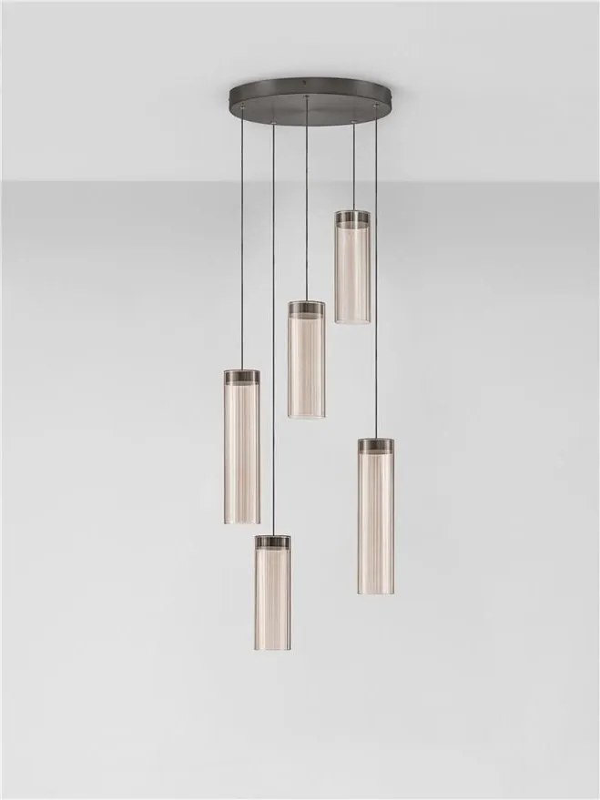 Lustra cu 5 pendule LED BRIELLE