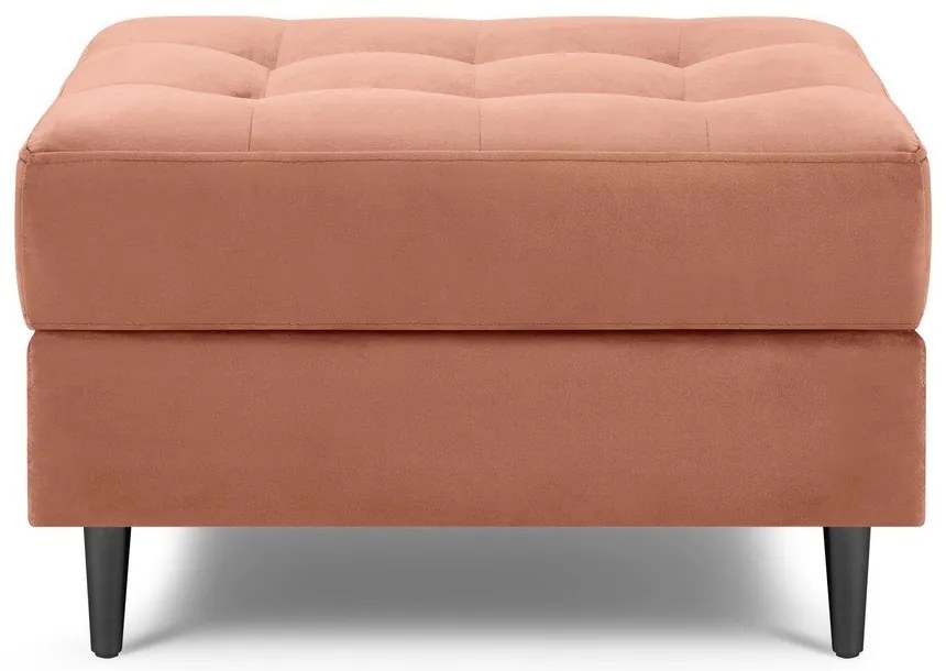 Taburet din catifea Milo Casa Santo, roz