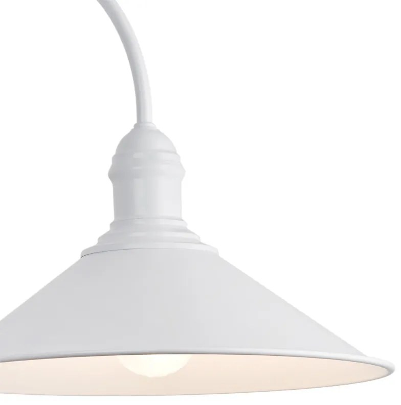 Aplica de perete metalica stil industial ERBA alba