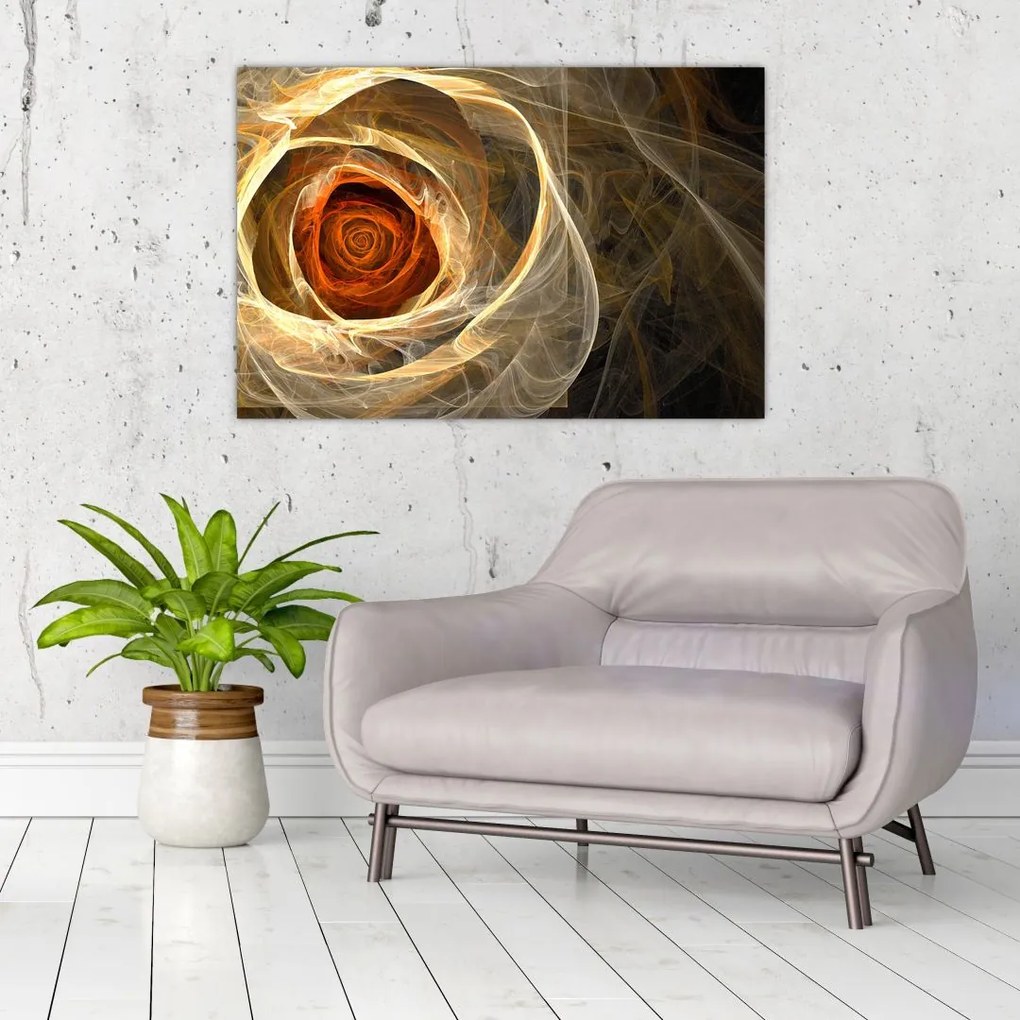 Tablou - Trandafir sufletului artistic (90x60 cm)