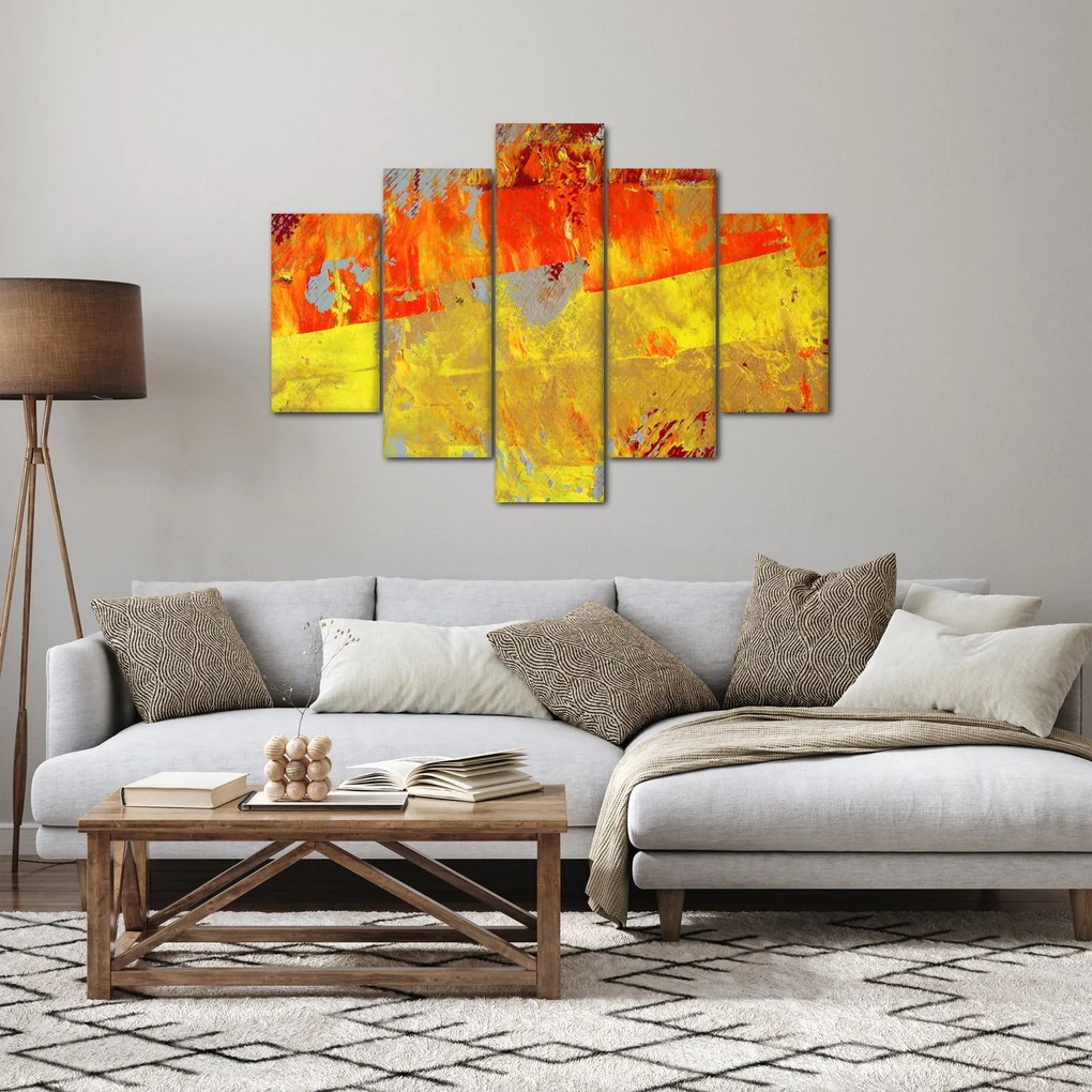 Tablou cu abstracție - pictura (150x105 cm)