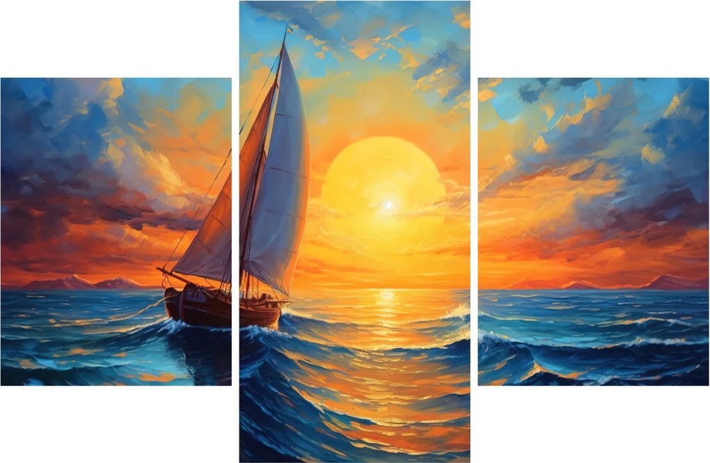 Tablou - Sailboats (90x60 cm)