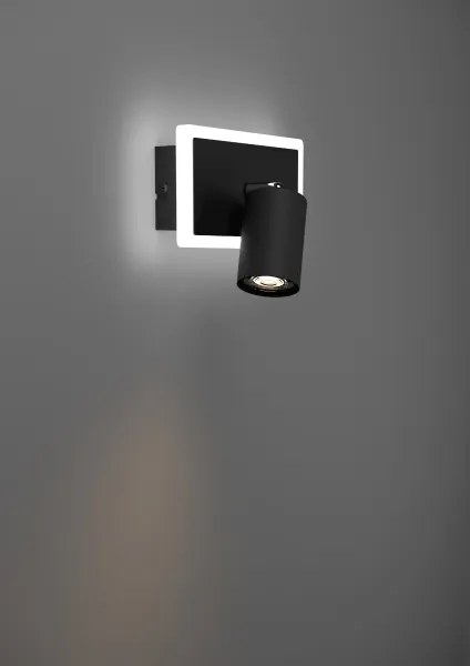Eglo 901634 - Aplică spot de perete RIMBOCCHI LED/7W/230V, neagră