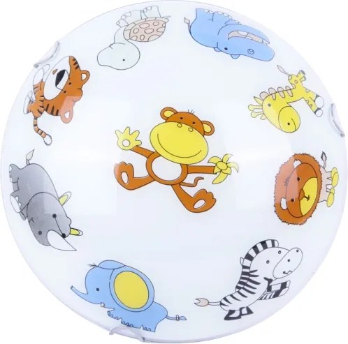 Globo 40607 - Plafonieră copii KIDDY 2xE27ILLU/60W/230V