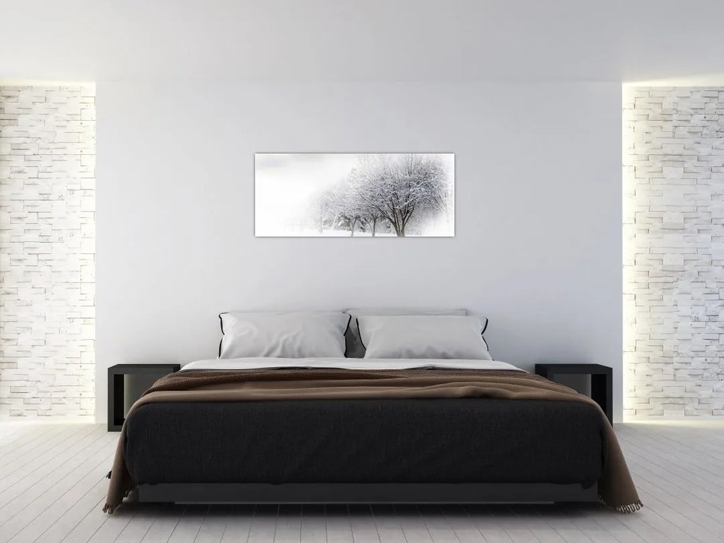 Tablou - Aleea de iarnă (120x50 cm)