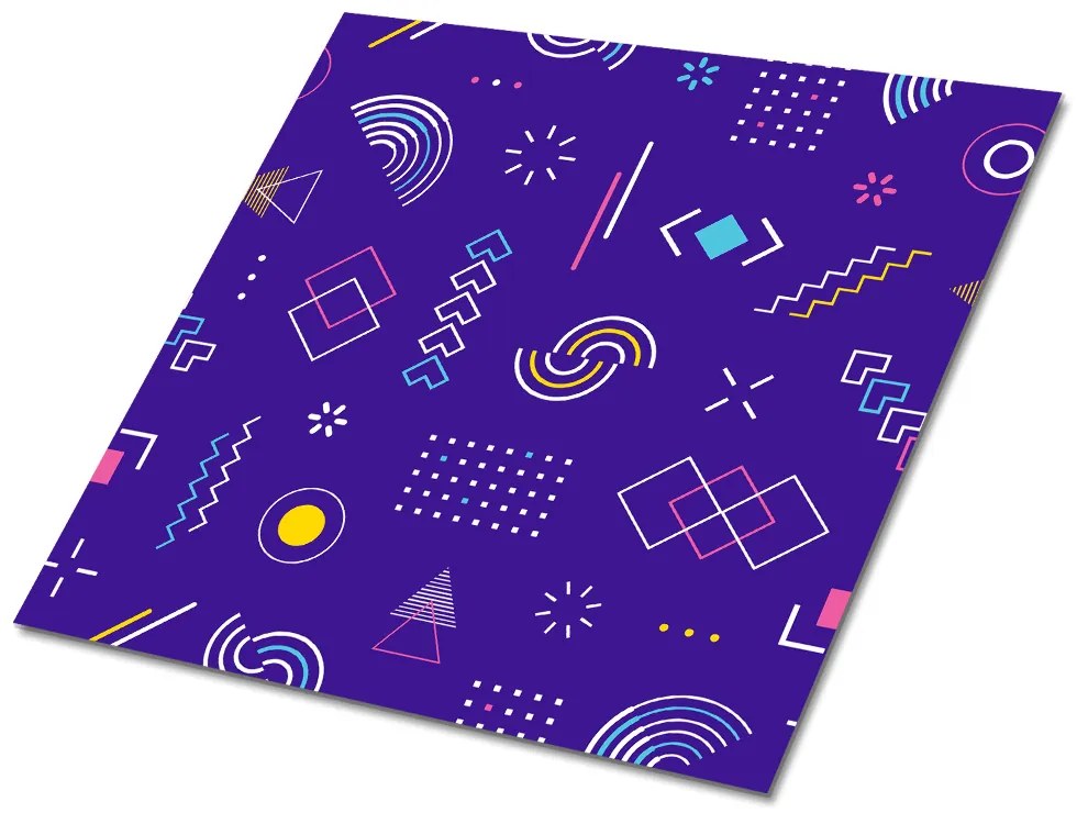 Plăcile de vinil Model geometric