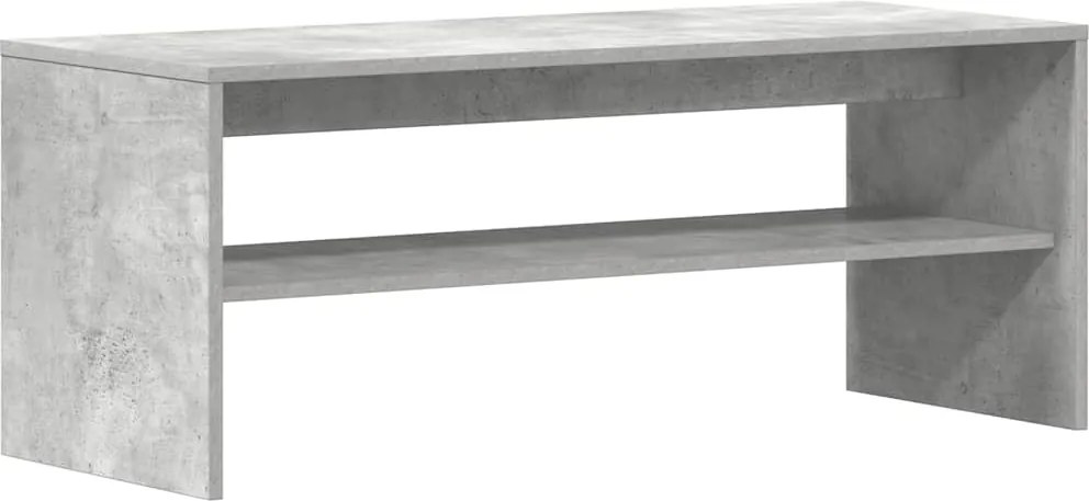 vidaXL Comodă TV, gri beton, 100 x 40 x 40 cm, PAL