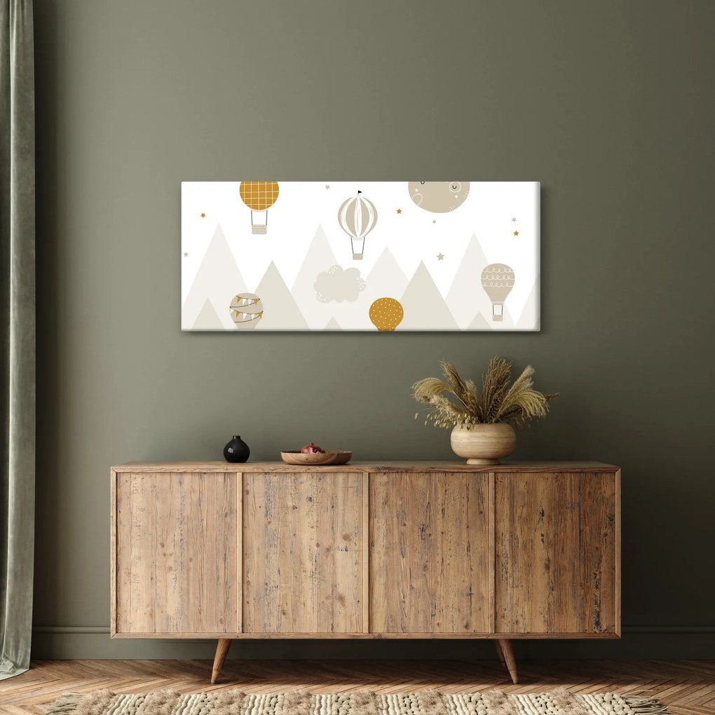 Tablou - Baloane zburătoare (120x50 cm)