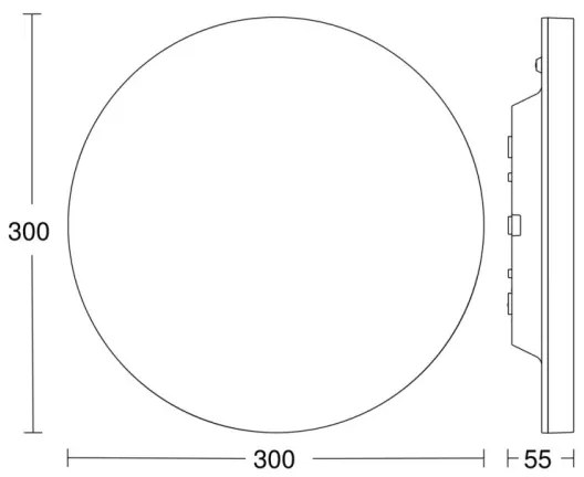 Plafonieră LED dimabilă cu senzor RSPROR10BASIC 8,5W/230V 4000K IP40 Steinel