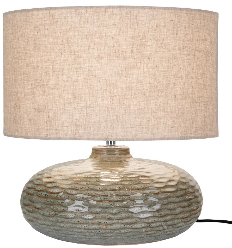 Lampă de masă Oldham cu abajur din ceramică verde