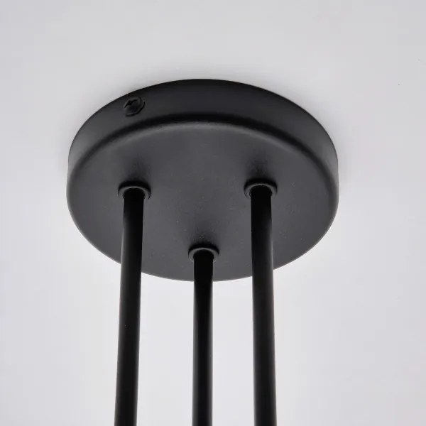 Lustră aplicată MATYLDA 3xE27/60W/230V negru