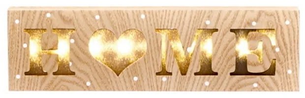 Decorațiune suspendată din lemn Dakls Sweet Home