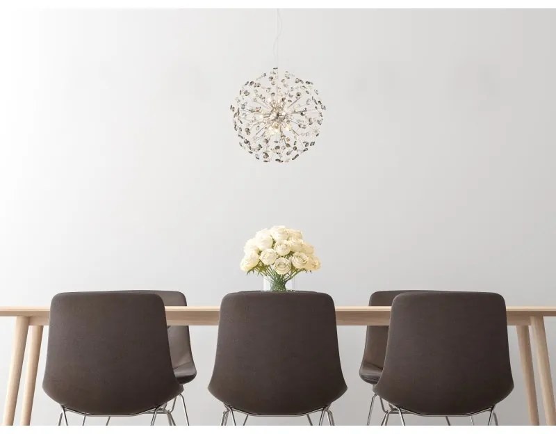 Lustra suspendata design elegant KATRINA 60cm acrom 64135H2C GL
