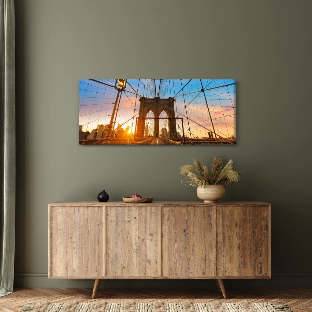 Tablou - Podul Brooklyn, Manhattan, New York (120x50 cm)