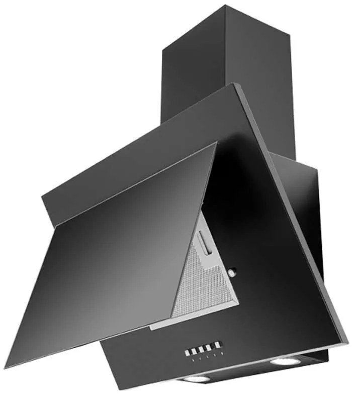Hota Decorativa Tornado Sigma 700 (50), 1 motor, latime 50 cm, 3 viteze, absorbtie 700 m3/ora, Negru
