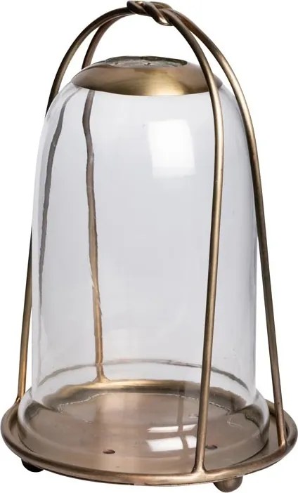 Felinar din metal, H25cm, Cloche