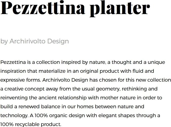 Ghiveci flori / Jardiniera plante de exterior / interior design modern premium PEZZETTINA PLANTER 85x85x85 56008R Vondom