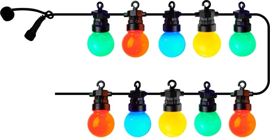 Ghirlandă luminoasă număr becuri 10 buc. lungime 300 cm Lucas Multi – Sirius