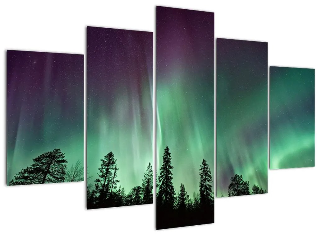 Tablou cu Northern Lights (150x105 cm)