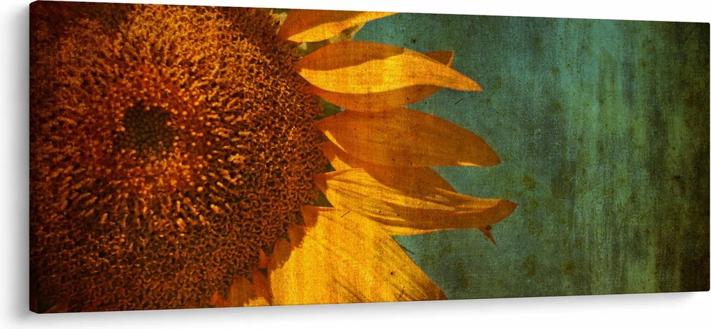 Tablou - Floarea soarelui (120x50 cm)