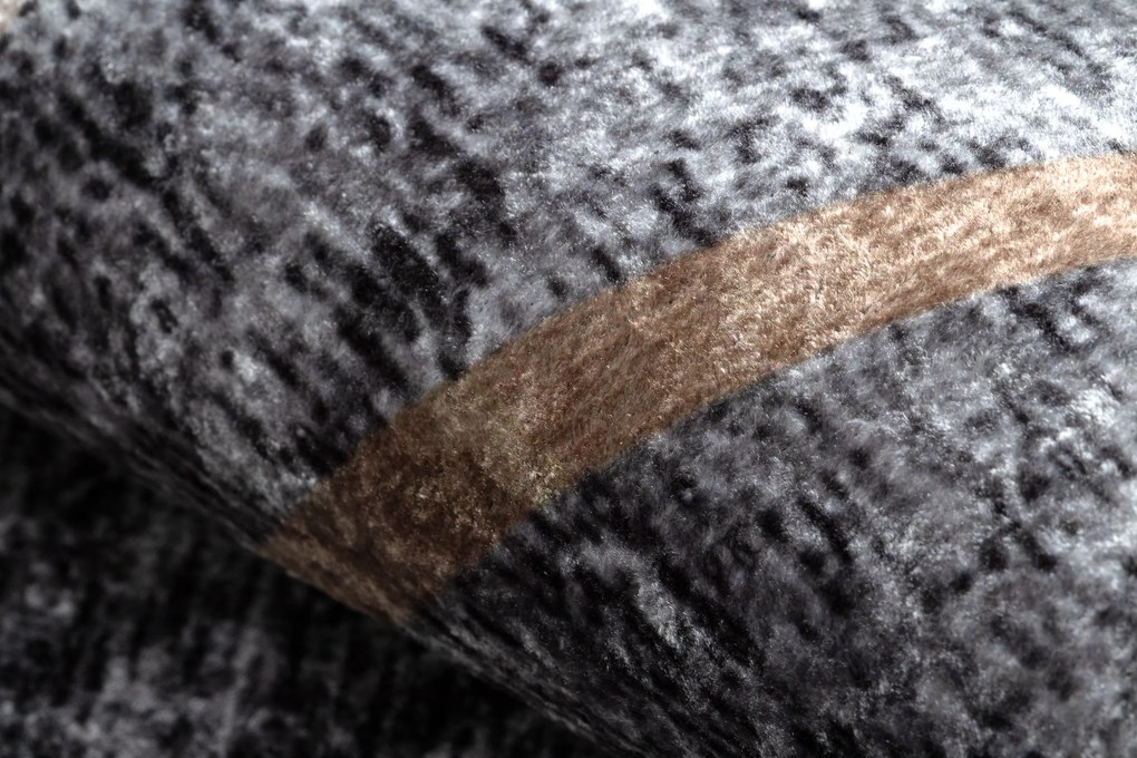 MIRO 51233.809 covor lavabil Geometric anti-alunecare - gri - SECUNDAR-COTATI PRODUSUL