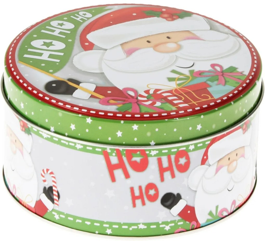 Set de 3 cutii metalice de Crăciun Santa's Friends