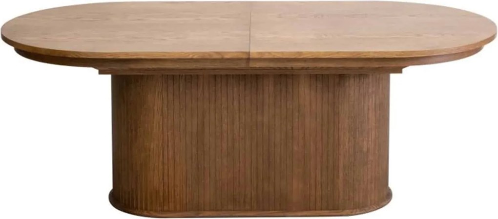 Masă lemn masiv nuc Ovala Milano 210 (+60) х 100 х 77 cm / Stejar - Natur
