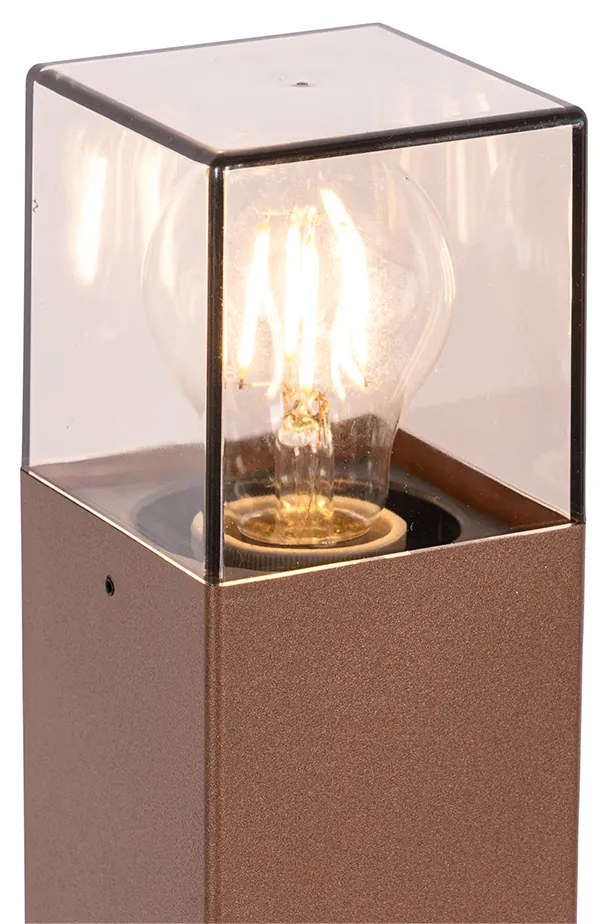 Lampă de podea industrială pentru exterior maro ruginiu 70 cm IP44 - Denmark