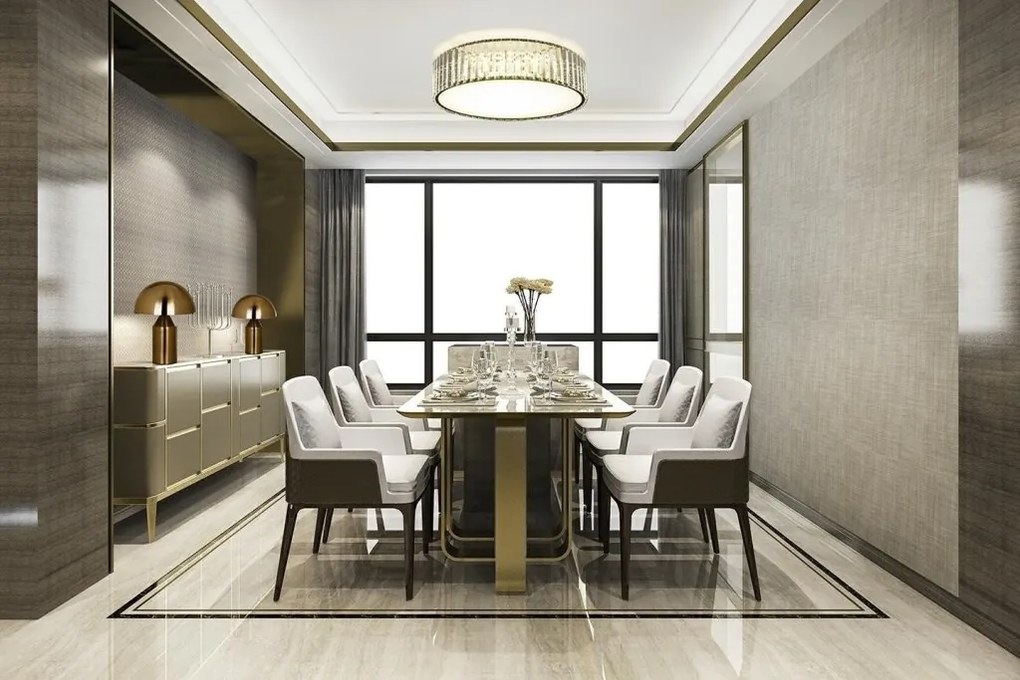 Plafoniera, Lustra aplicata LED design modern CROWN
