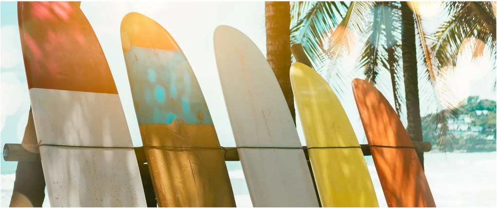 Tablou - Plăci de surf (120x50 cm)