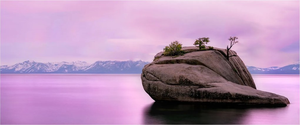 Tablou cu piata în mare (120x50 cm)
