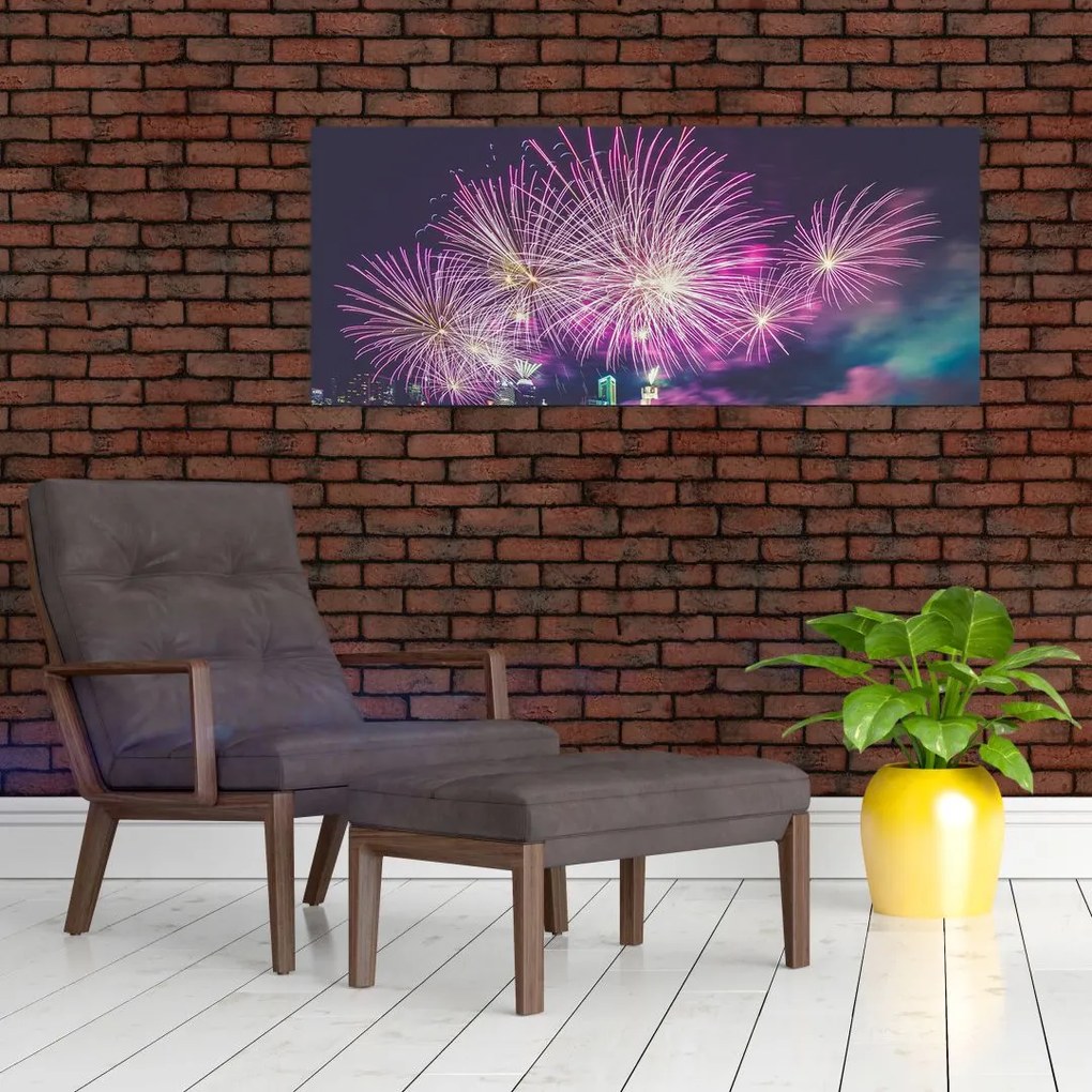 Tablou cu artificii (120x50 cm)