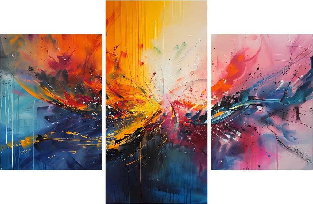 Tablou - Abstracție de culoare (90x60 cm)