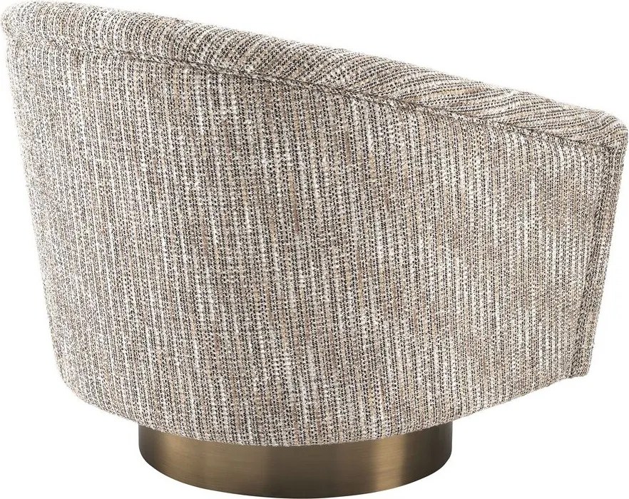 Fotoliu rotativ design lux Catene, bej 115299 HZ