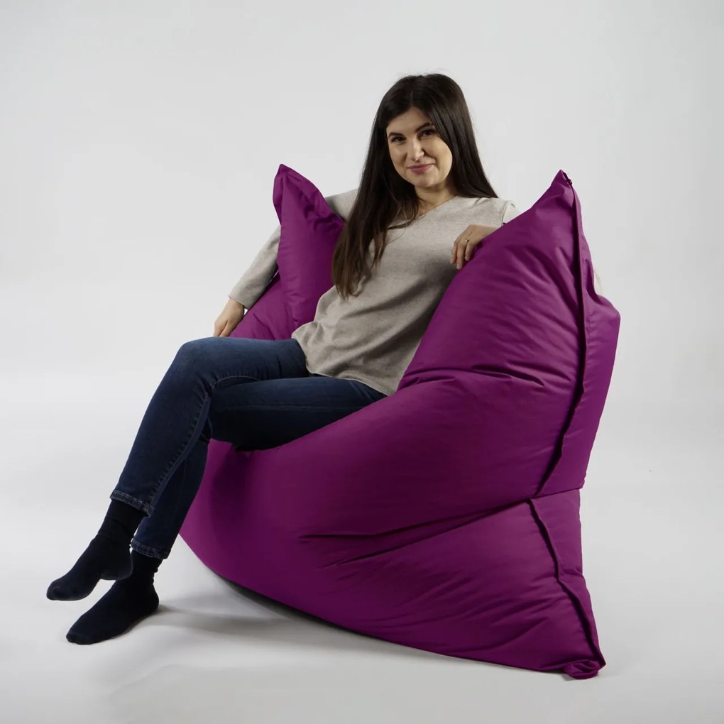 Fotoliu tip Perna Magic Pillow, material impermeabil - Magenta